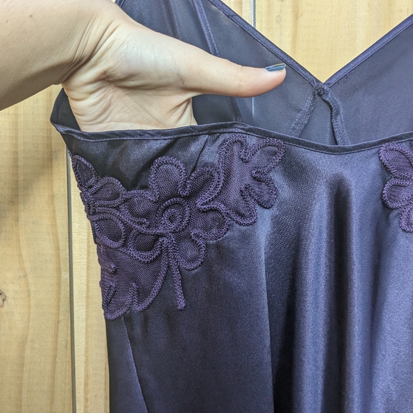 Marilyn Monroe by Warner's Purple Lingerie Slip Dress - Picture 4 of 6